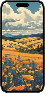 TPU чехол Украинское поле для Apple iPhone 16 - 6082b-3709 изображение 