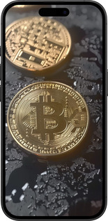 TPU чехол Вулканический Bitcoin для Apple iPhone 16 - 6092b-3709 изображение 