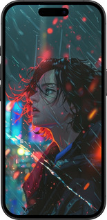 TPU чехол Ночные огни для Apple iPhone 16 - 6096b-3709 изображение 