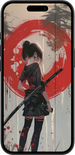 TPU чехол Сумерки воина: Танец с катаной для Apple iPhone 16 - 6123b-3709 изображение 