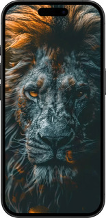 TPU чехол Лев в сумерках для Apple iPhone 16 - 6154b-3709 изображение 