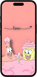 TPU чехол Спанч Боб для Apple iPhone 16 - 6282b-3709 изображение 