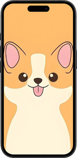 TPU чехол Милый пес для Apple iPhone 16 - 6296b-3709 изображение 