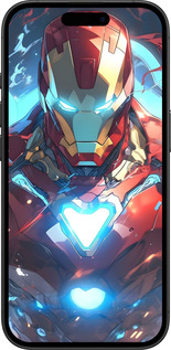 TPU чехол Железный человек для Apple iPhone 16 - 6372b-3709 изображение 