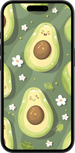 TPU чехол Авокадо для Apple iPhone 16 - 6380b-3709 изображение 
