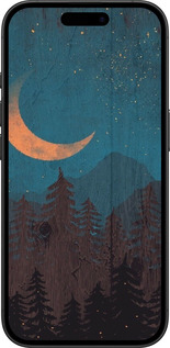 TPU чехол Звездный лес для Apple iPhone 16 - 6480b-3709 изображение 