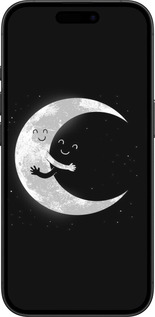 TPU чехол Лунные объятия для Apple iPhone 16 - 6508b-3709 изображение 