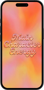 TPU чехол Aura Gradient Main Character Energy Aesthetic Y2K для Apple iPhone 16 - 6783b-3709 изображение 