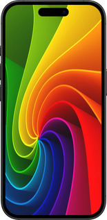 TPU чехол Райдужний вихор для Apple iPhone 16 - 747b-3709 изображение 
