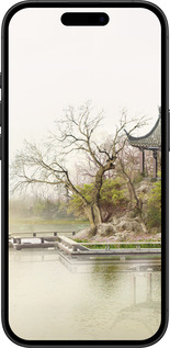 TPU чехол Японский пейзаж для Apple iPhone 16 - 776b-3709 изображение 