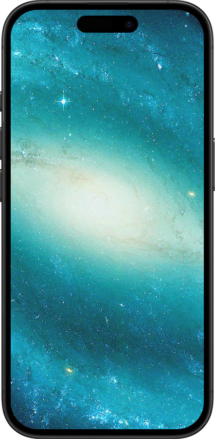 TPU чехол Блакитна галактика для Apple iPhone 16 - 177b-3709 изображение 