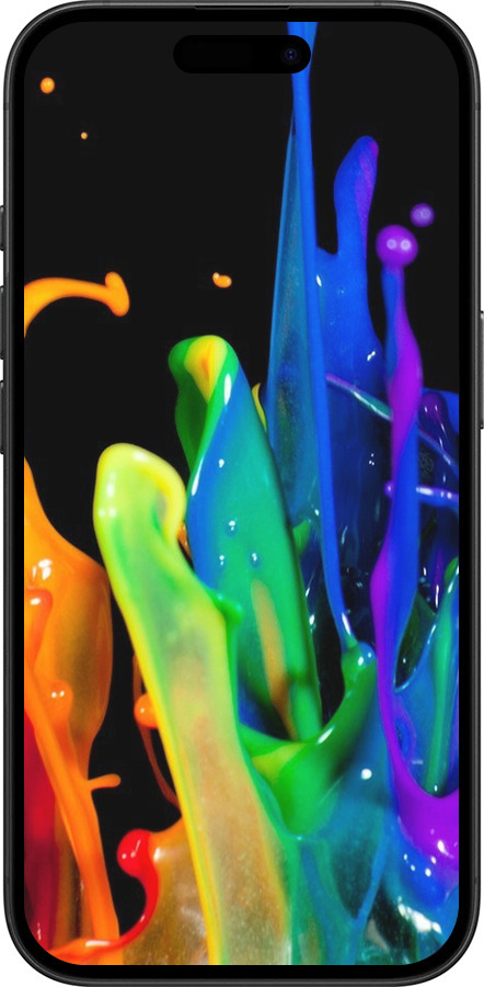 TPU чехол брызги краски для Apple iPhone 16 - 3957b-3709 изображение 
