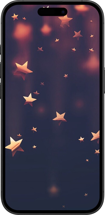 TPU чехол Падающие звезды для Apple iPhone 16 - 3974b-3709 изображение 