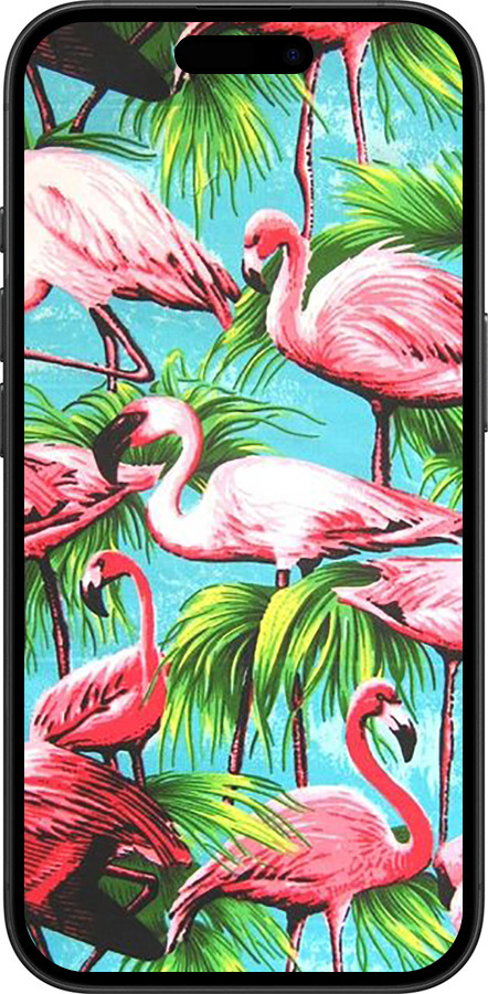 TPU чехол Tropical background для Apple iPhone 16 - 4016b-3709 изображение 