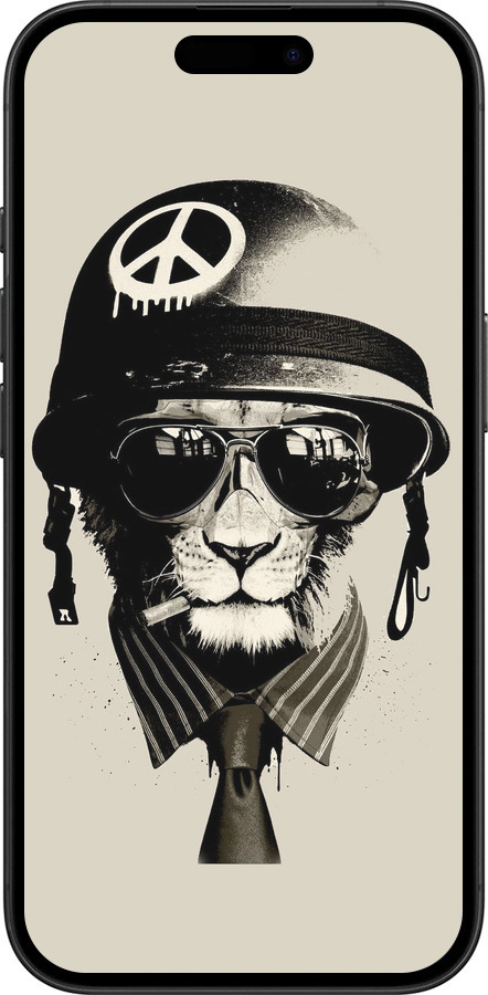 TPU чехол tattoo soldier для Apple iPhone 16 - 4165b-3709 изображение 