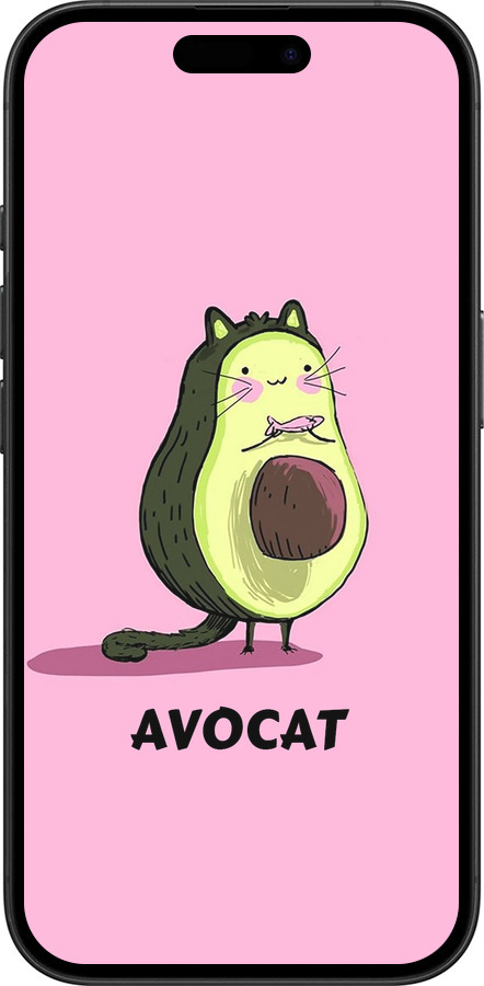 TPU чехол Avocat для Apple iPhone 16 - 4270b-3709 изображение 