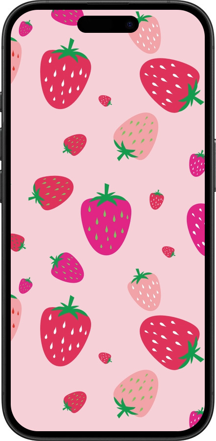 TPU чехол Полунички для Apple iPhone 16 - 4332b-3709 изображение 