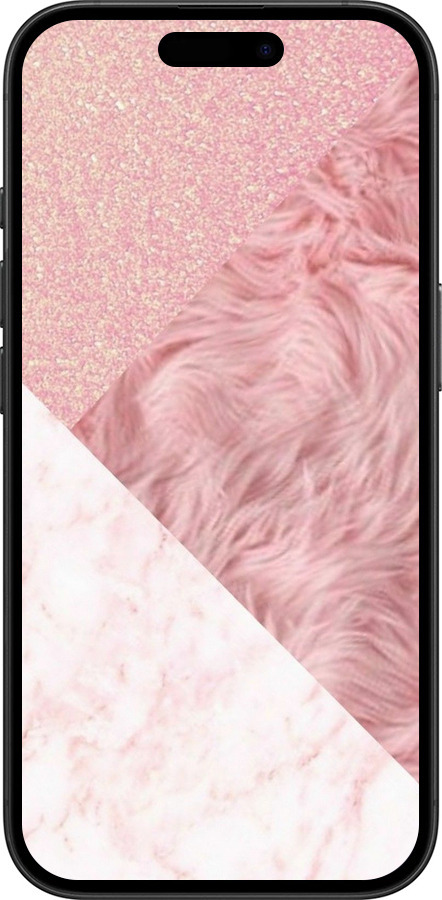 TPU чехол Рожеві текстури для Apple iPhone 16 - 4343b-3709 изображение 