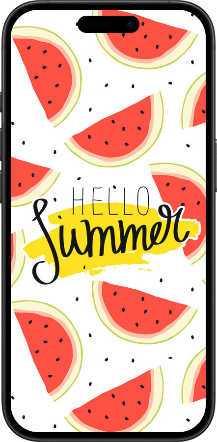 TPU чехол Hello Summer для Apple iPhone 16 - 4356b-3709 изображение 