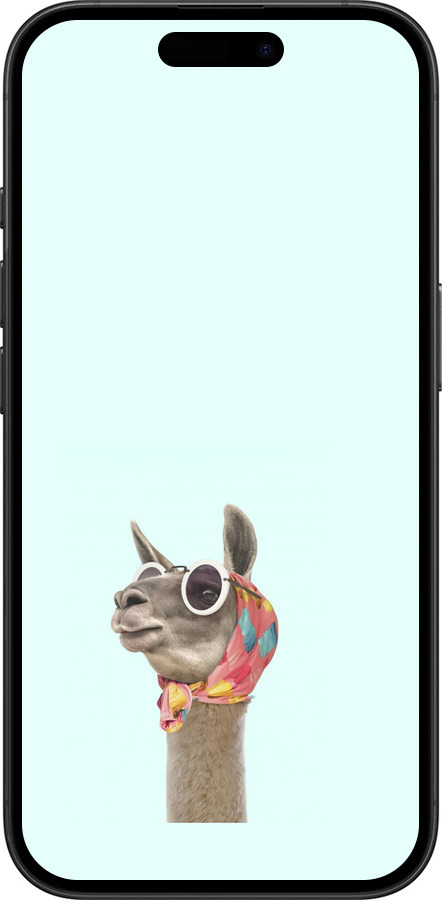 TPU чехол Модная лама для Apple iPhone 16 - 4479b-3709 изображение 