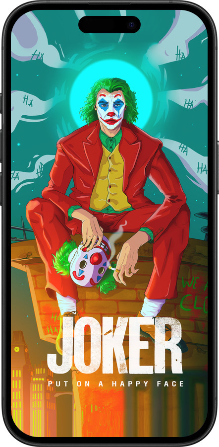TPU чехол Джокер1 для Apple iPhone 16 - 4675b-3709 изображение 