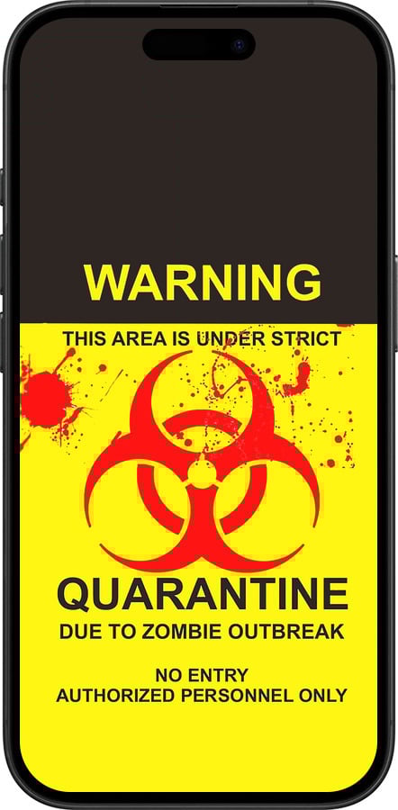 TPU чехол Biohazard 9 для Apple iPhone 16 - 4825b-3709 изображение 