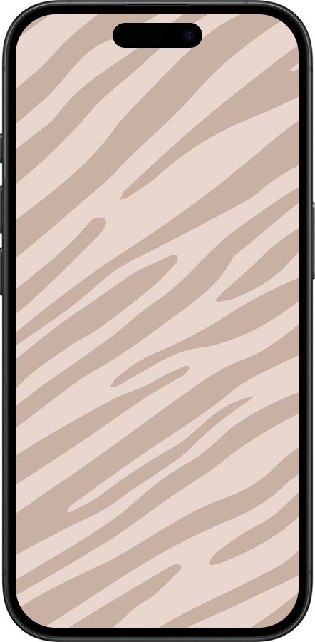 TPU чехол Зебра беж для Apple iPhone 16 - 4875b-3709 изображение 