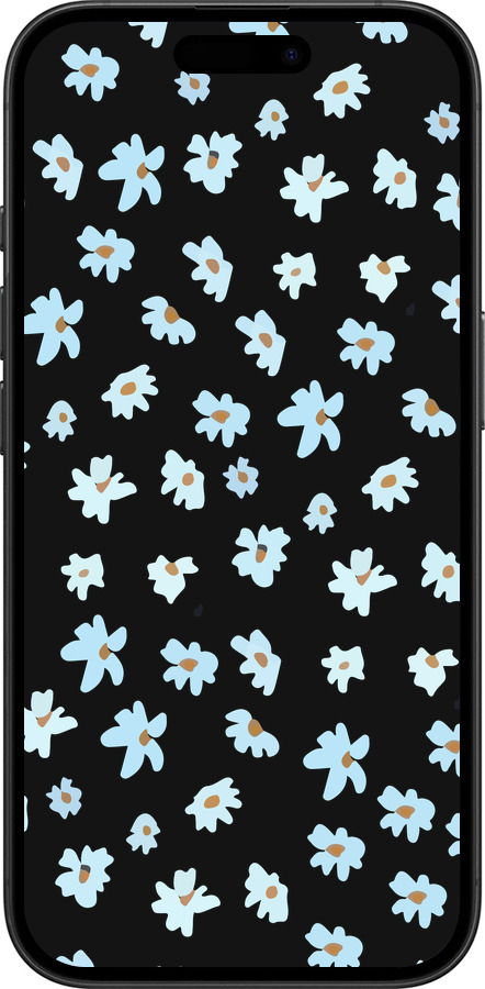 TPU чехол Цветочный для Apple iPhone 16 - 4900b-3709 изображение 