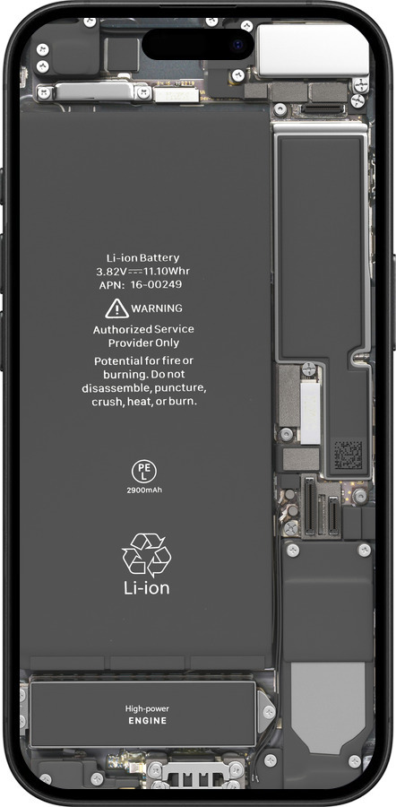 TPU чехол Детали смартфона для Apple iPhone 16 - 5487b-3709 изображение 