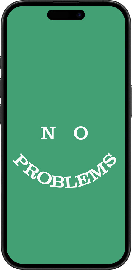 TPU чехол No Problems для Apple iPhone 16 - 5573b-3709 изображение 