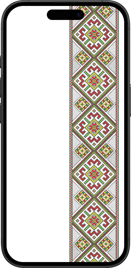 TPU чехол Вишиванка 8 для Apple iPhone 16 - 574b-3709 изображение 