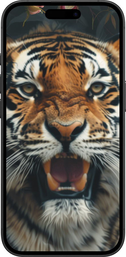 TPU чехол Тигровое величие для Apple iPhone 16 - 6080b-3709 изображение 