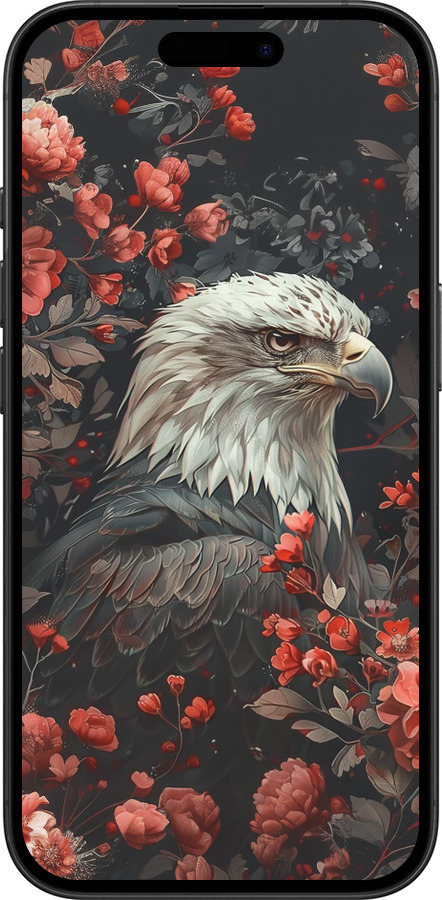 TPU чехол Квітковий вартовий для Apple iPhone 16 - 6102b-3709 изображение 