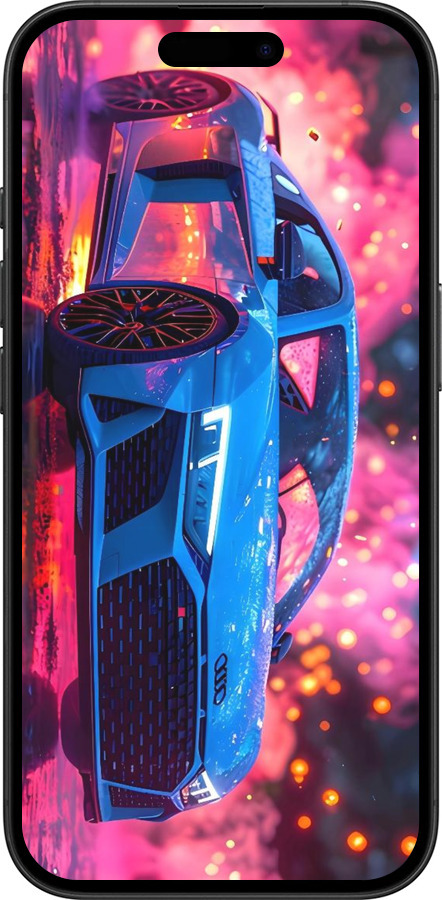 TPU чехол Ауди для Apple iPhone 16 - 6286b-3709 изображение 