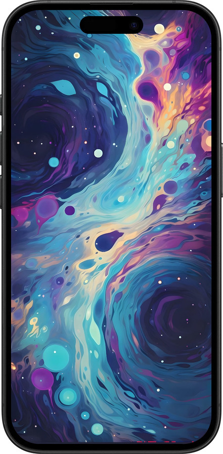 TPU чехол Арт акварель для Apple iPhone 16 - 6329b-3709 изображение 