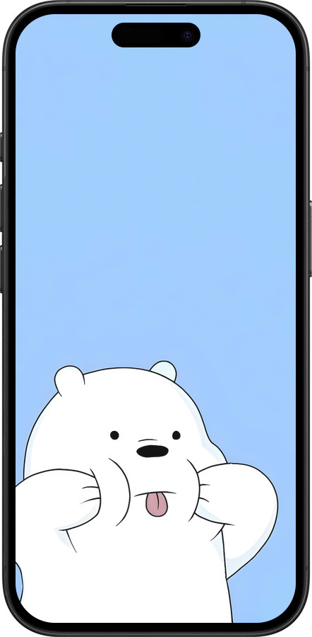 TPU чехол Милый мишка для Apple iPhone 16 - 6357b-3709 изображение 