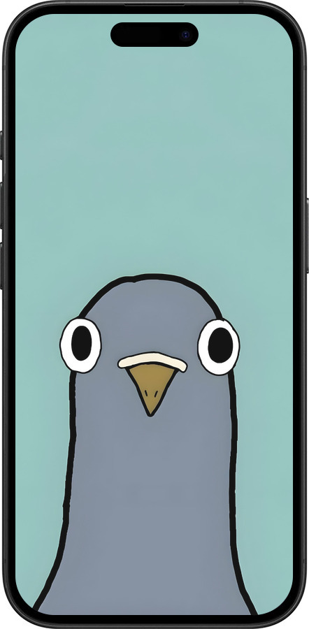 TPU чехол Голубь для Apple iPhone 16 - 6388b-3709 изображение 