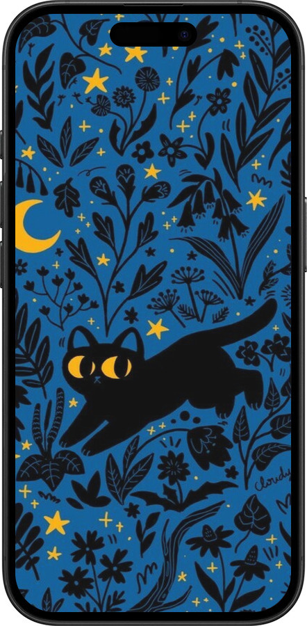 TPU чехол Летняя ночь для Apple iPhone 16 - 6472b-3709 изображение 