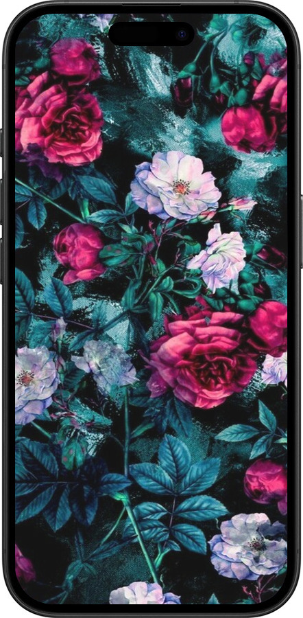 TPU чехол Сад и розы для Apple iPhone 16 - 6483b-3709 изображение 