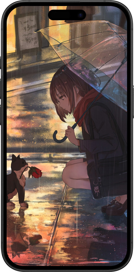 TPU чехол Anime для Apple iPhone 16 - 6609b-3709 изображение 
