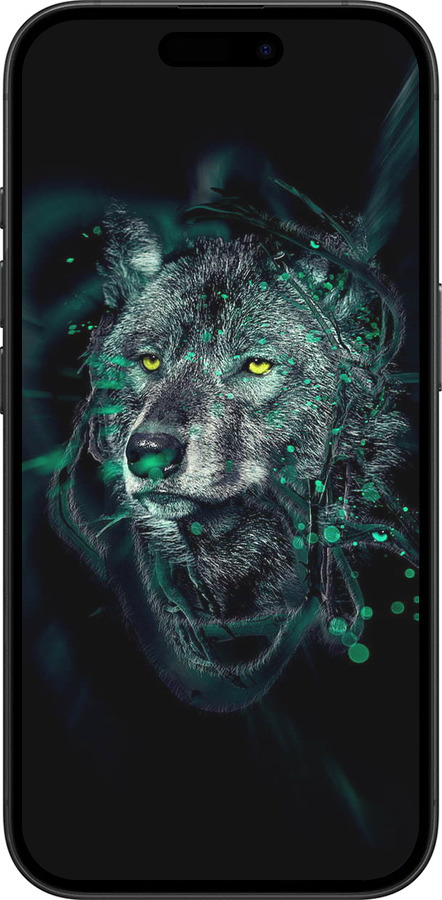 TPU чехол Wolf для Apple iPhone 16 - 6610b-3709 изображение 