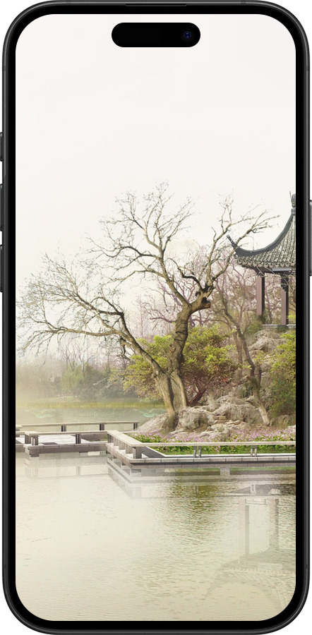 TPU чехол Японский пейзаж для Apple iPhone 16 - 776b-3709 изображение 