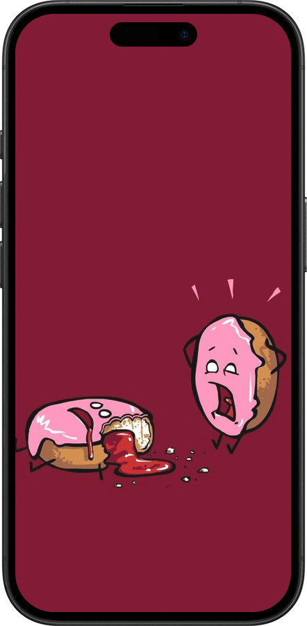 TPU чехол Печенье для Apple iPhone 16 - 911b-3709 изображение 