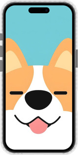 Чохол Bumper чехол Корги для Apple iPhone 16 - 6280pc-3709 изображение 
