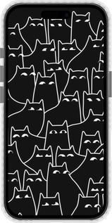 Чехол Bumper чехол С изображением кошек для Apple iPhone 16 - 6470pc-3709 изображение 