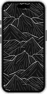 Чохол Bumper чехол Із зображенням Темних гір для Apple iPhone 16 - 6489pc-3709 изображение 
