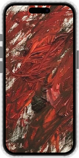 Чехол Bumper чехол Абстрактная композиция в красных тонах для Apple iPhone 16 - 6541pc-3709 изображение 