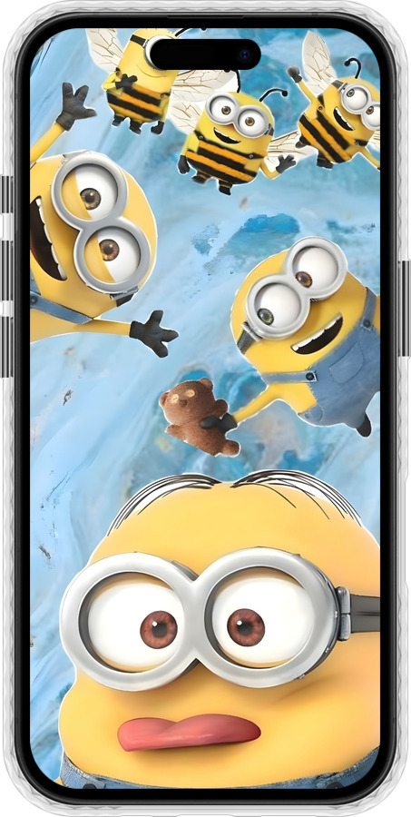 Чохол Bumper чехол Миньоны для Apple iPhone 16 - 6386pc-3709 изображение 