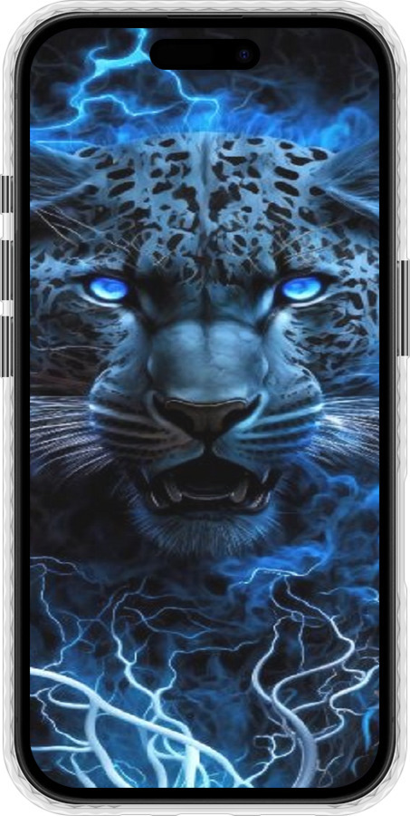 Чехол Bumper чехол Ледяной леопард для Apple iPhone 16 - 6460pc-3709 изображение 