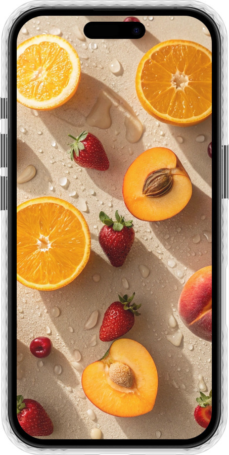 Чехол Bumper чехол Фрукты 3 для Apple iPhone 16 - 6703pc-3709 изображение 